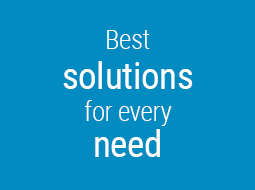 Best solutions for every need 